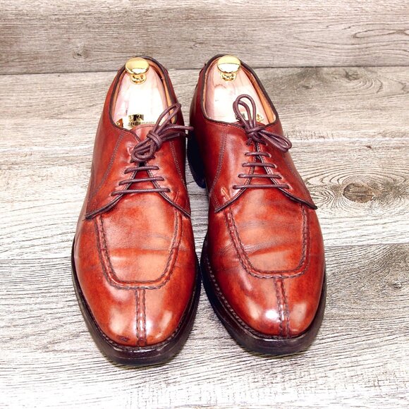 Allen Edmonds DELLWOOD Split Toe Blucher 10 D Chili * add $15 new Trees